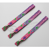 High quality woven custom adjustable wrist bands