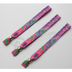 High quality woven custom adjustable wrist bands