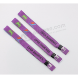 Event Stoff Hochzeitsgesellschaft Armband gewebt Logo