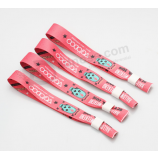 Design frei hoch-Ende benutzerdefinierte Kindersicherheit Polyester Armbänder