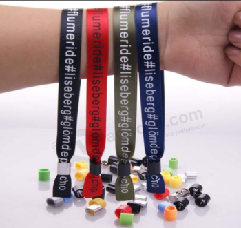 High quality custom sublimation printing fabric wrist band