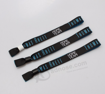 Bracelet en polyester personnalisé de conception de modèle tissé