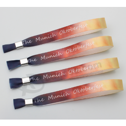 Sublimation printing polyester custom low price wristband