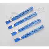 Gewebtes dekoratives Armband des kundenspezifischen Art und Weiseentwurfs Polyester für Weihnachten