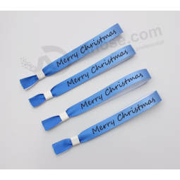Gewebtes dekoratives Armband des kundenspezifischen Art und Weiseentwurfs Polyester für Weihnachten