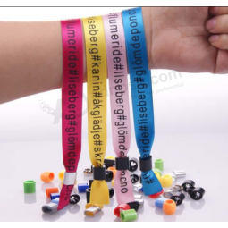 Kundengebundener Polyester Satin einer-Zeitverwendung Armband