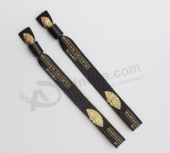 Festival event sublimation print fabric wristband for sale