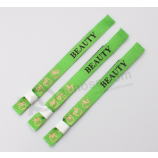 최고의 품질 맞춤 짠 wristbands 고유 번호