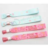 Nieuwigheid op maat mooie sublimatie linten print polsband voor evenement