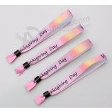 Lembranças de presentes de doação de casamento personalizado lembranças pulseiras impressas