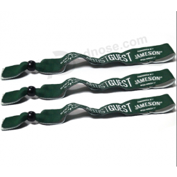 manufacturer custom polyester promotional wristband