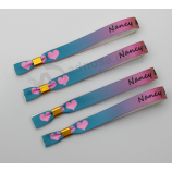 Hand machen Partei Werbegeschenk bunte Band Druck Armbänder
