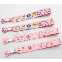 Factory direct sale cheap price custom colorful entrance wristband