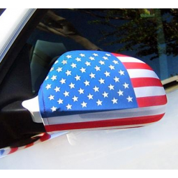 Voiture aile miroir couverture drapeau usa drapeau miroir de voiture