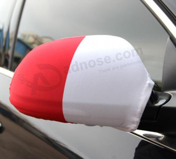 Commercio all'ingrosso della copertura della bandiera dello specchio laterale del calzino dello specchio dell'automobile del tessuto elastico