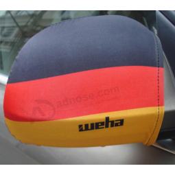 編み込まれたポリエステルドイツの旗の車の翼のミラー靴下カバー