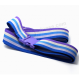 Low price nylon cross luggage strap with adjustable buckle