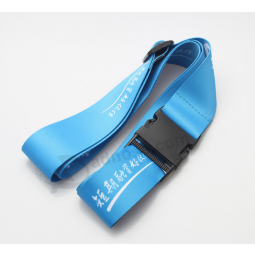 Reusable custom pattern polyester travel weigh luggage strap
