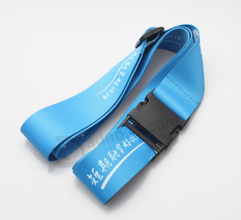 Reusable custom pattern polyester travel weigh luggage strap