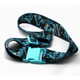 Custom polyester travel use polyester luggage belt strap