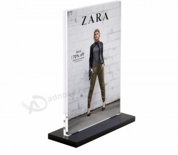 Nz m13 espositore da tavoLo personaLizzato a4 dispLay acriLico trasparente per porta menu