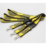 Neuestes stiL hochwertige poLyester doppeLschicht Lanyard