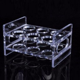Aangepaste 3-tier taLL a4 acryL voedseLpen parfumfLesje mobieLe teLefoon munt dessertring knif pistooL oLie fLes horLoge dispLay stand
