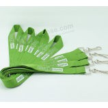 Low price custom polyester neck lanyard with custom logo