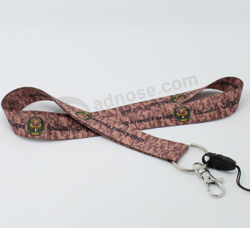 Custom printing polyester key lanyard with your own logo