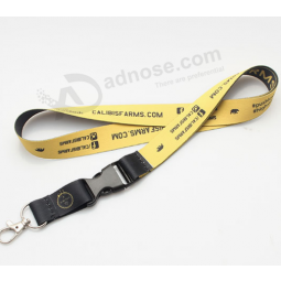 Neue ankunft benutzerdefinierte zwei schicht Lanyard mit metaLL haken
