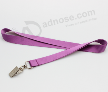 Factory custom no printing lanyard for promotional