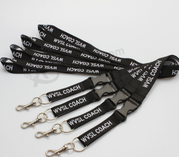 popular custom woven lanyard with dog clip