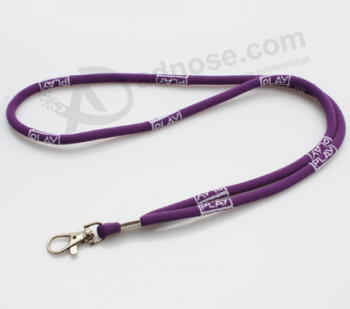 Benutzerdefinierte Bungee-Schnur Lanyard RundseiL gewebt Lanyard