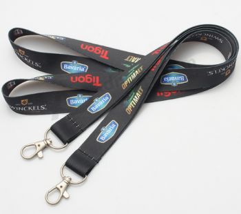 Wholesale custom polyester sublimation lanyards for event