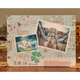 Retro-kLassisches drahtgebundenes Wasser der neuen Art-Proofing diy FotoaLbum