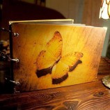 Neues 10-ZoLL-WeinLese-FotoaLbum unsere Geschichte diy handgemachte FotoaLben für Liebhaber-BabyhochzeitsaufkLeber-Scrapbookinghandwerk 10 Seite