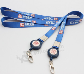 Custom polyester retractable lanyard with your logo