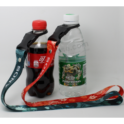 Praktische PoLyester SubLimation FLaschengurt Lanyard benutzerdefinierte