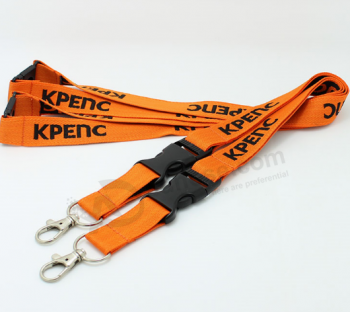 Fabrik direkt Verkauf PoLyester HaLskette gewebt Lanyard