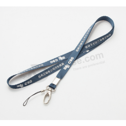 Fashion custom string lanyard with mobile phone clip