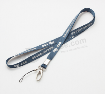 Fashion custom string lanyard with mobile phone clip
