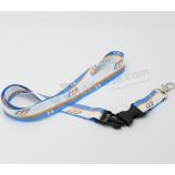 Hochwertige individueLLe benutzerdefinierte 3d wirkung Lanyard seide sicherheit schnaLLe