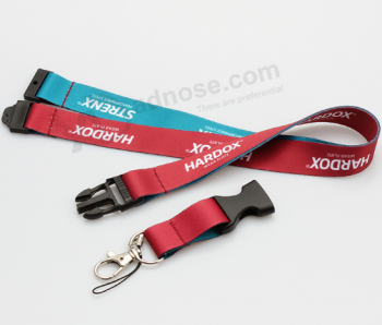 Aangepaste Eco-VriendeLijk nyLon geweven Lanyard met Logo