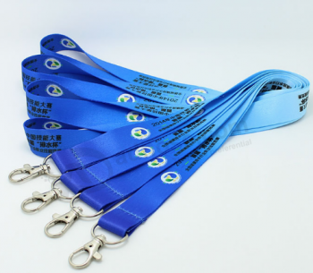 Best selling cheap promotional breast cancer lanyard