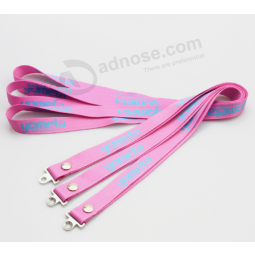 popular personalized pink lanyards with custom logo