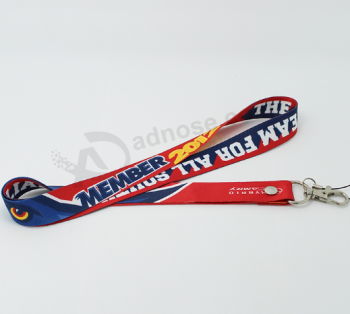 High quality polyester material custom sport lanyards