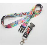 GroothandeL aangepaste poLyester LabeL Lanyard voor promotie