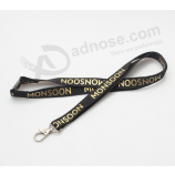 Lanière faite sur commande de ruban de tache de Longe de cLé avec Le Logo de conception