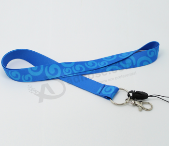 Polyester custom printed visitor lanyard for wholesale
