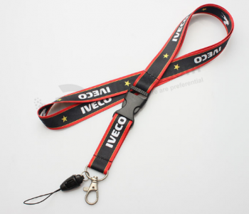 Promotional Cheap Custom Woven Embroidered Lanyard wholesale